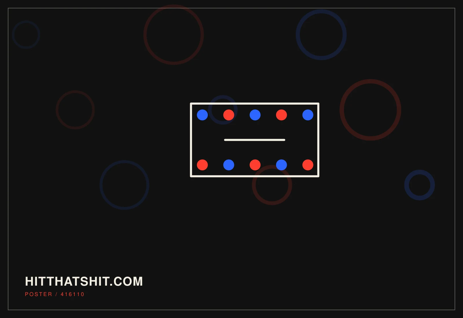 Abstract editorial artwork created for hitthatshit.com